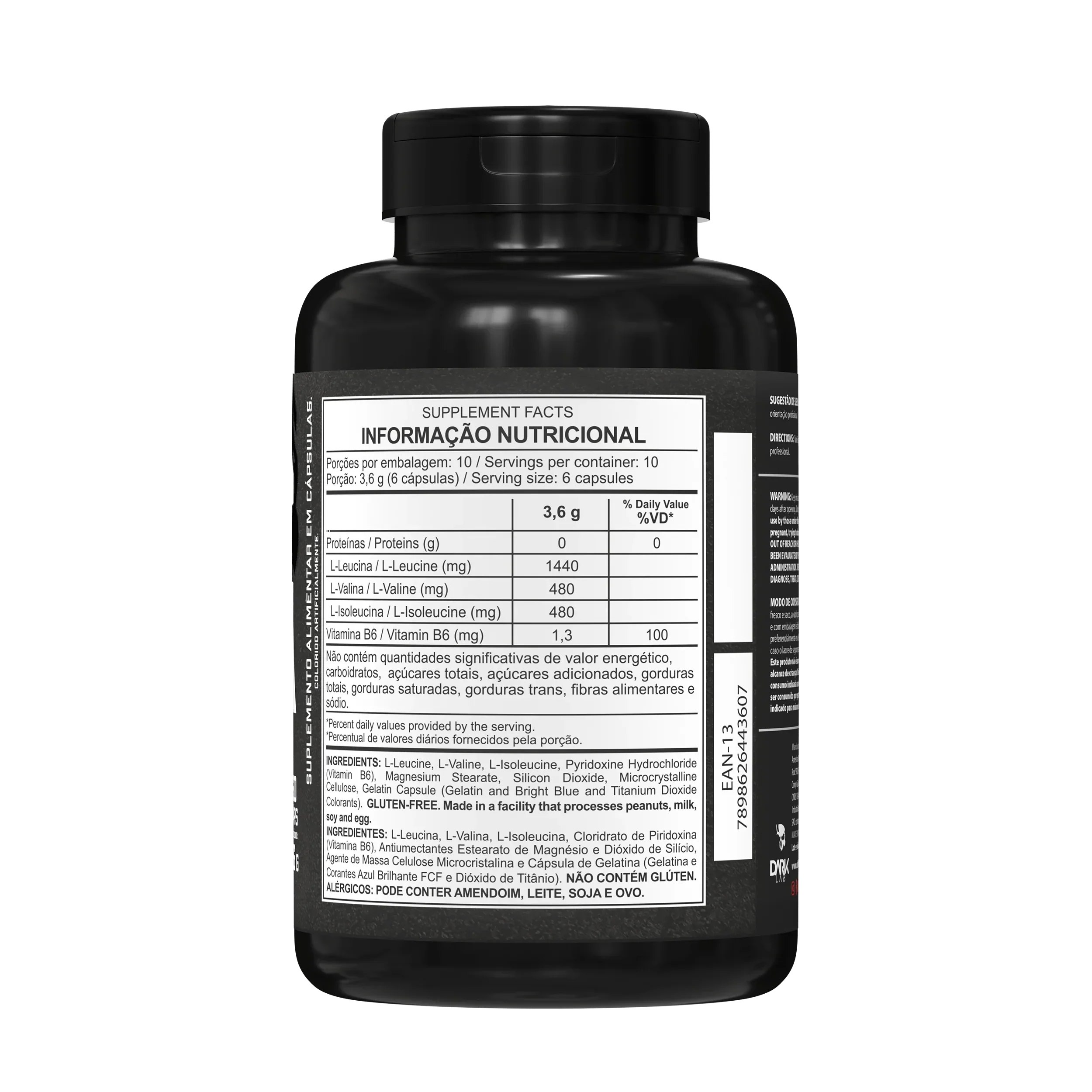 BCAA 3:1:1 60 Cápsulas - Dark Lab - Image 3
