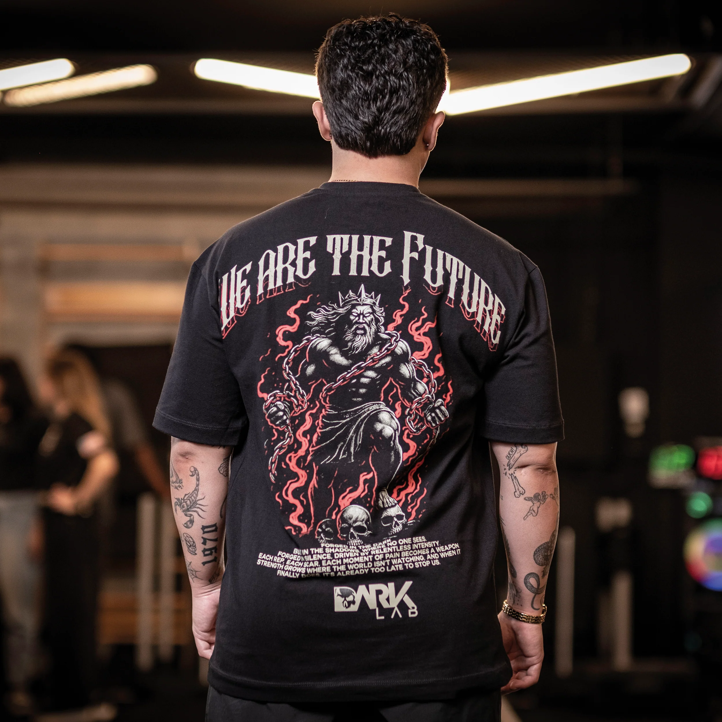 Camiseta Oversized Zeus Preta - Dark Lab - Image 3