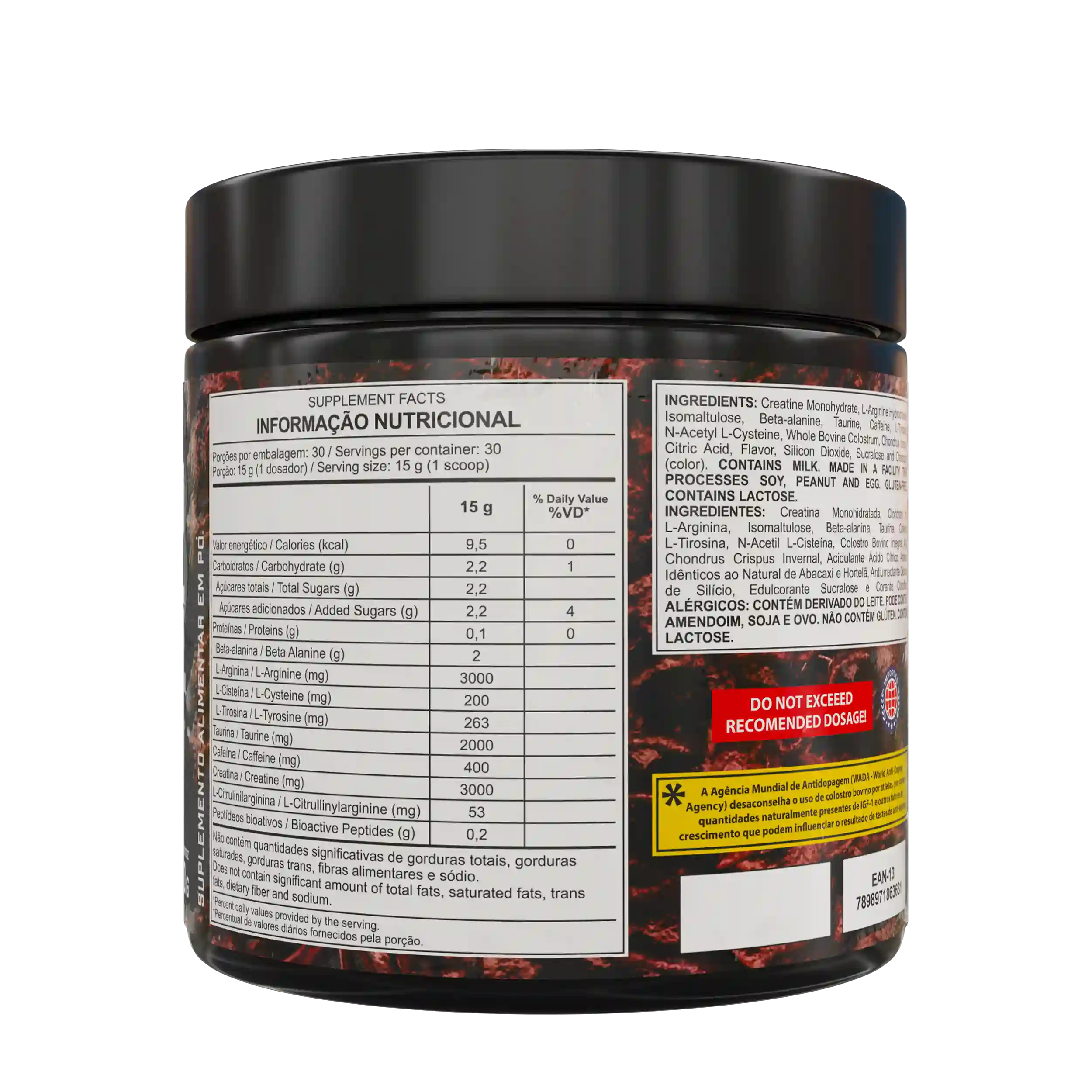Carnage Underground Pre Workout 450g Dark Lab - Image 3