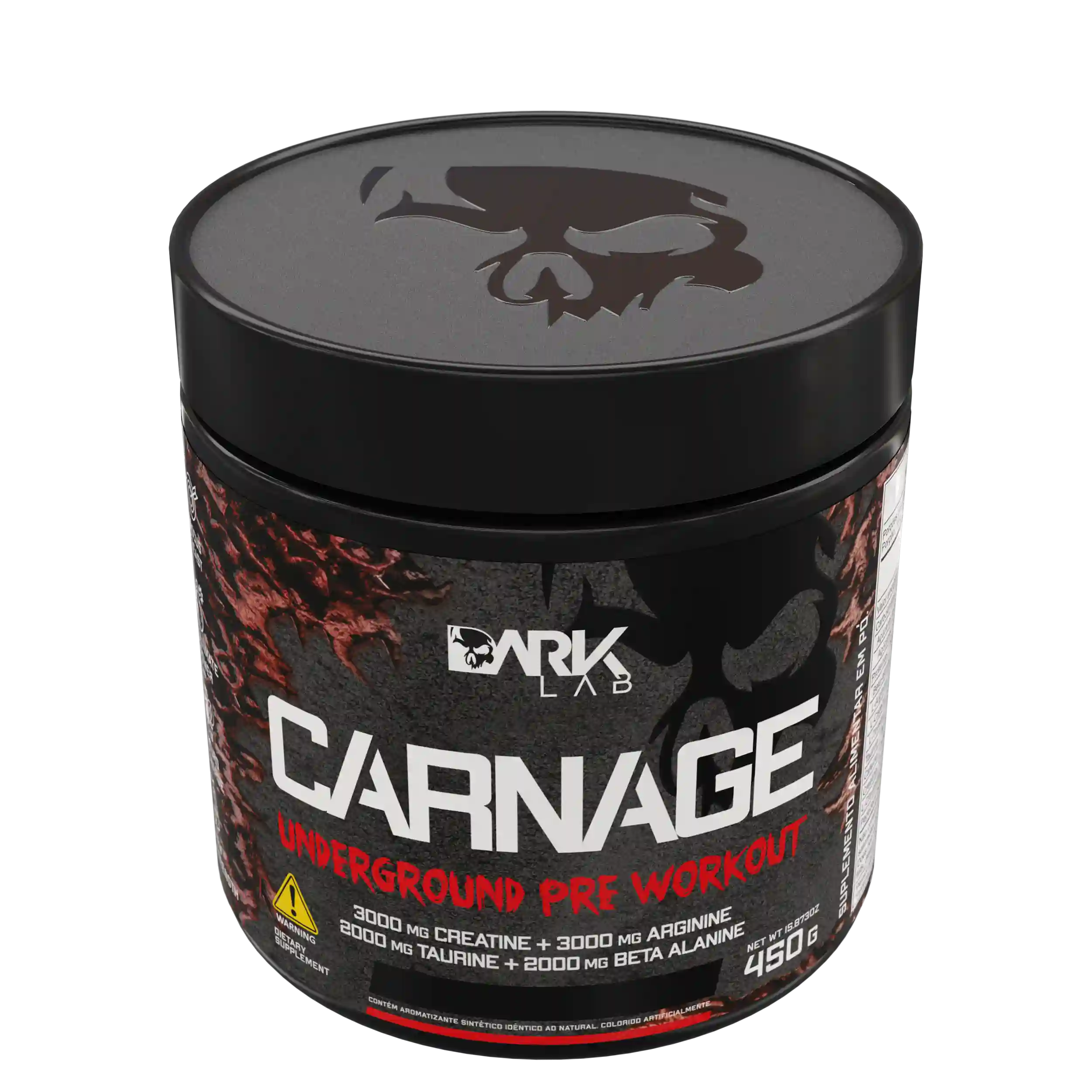 Carnage Underground Pre Workout 450g Dark Lab - Image 4
