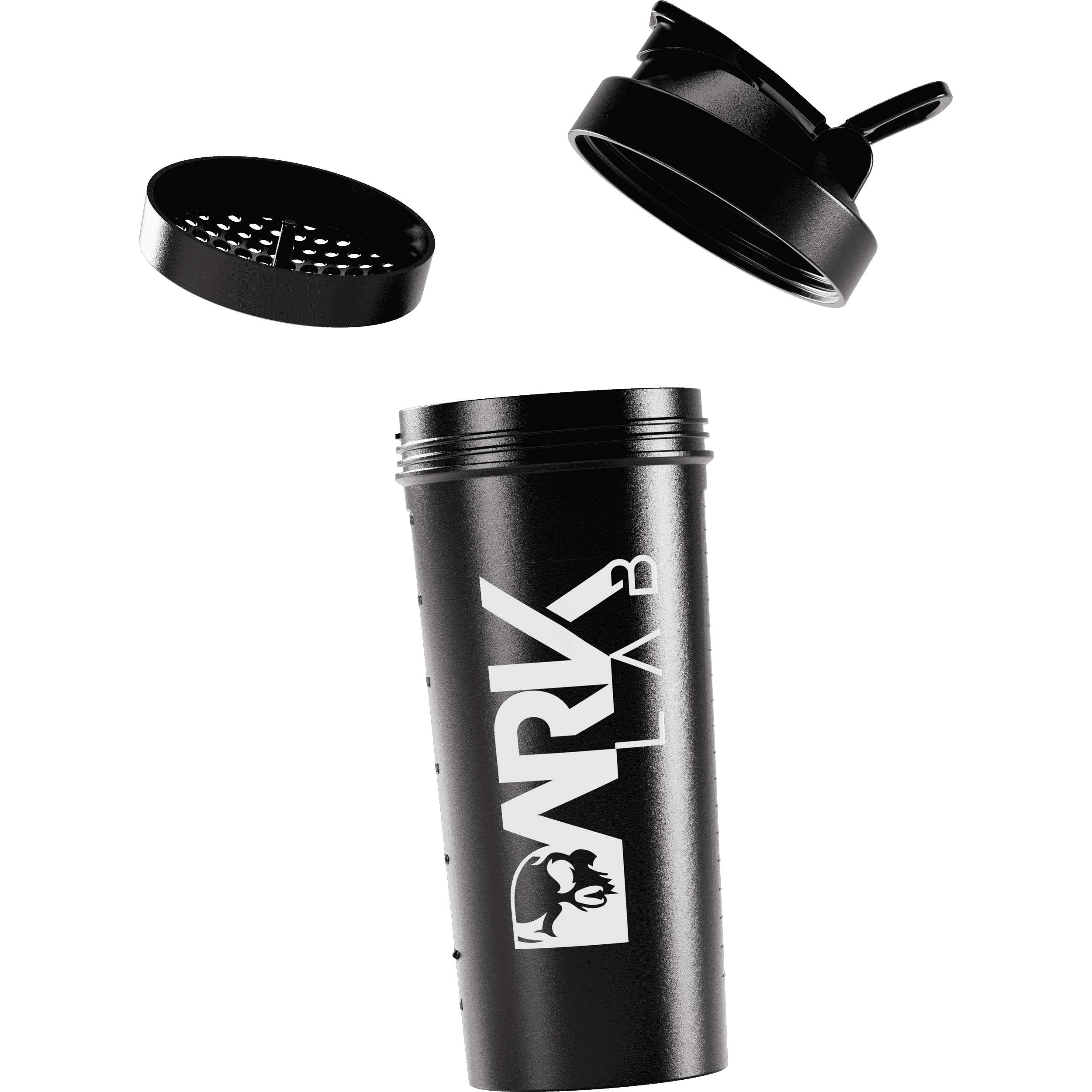 Coqueteleira Shaker Caveira Preta 700ml com Rede - Dark Lab - Image 3