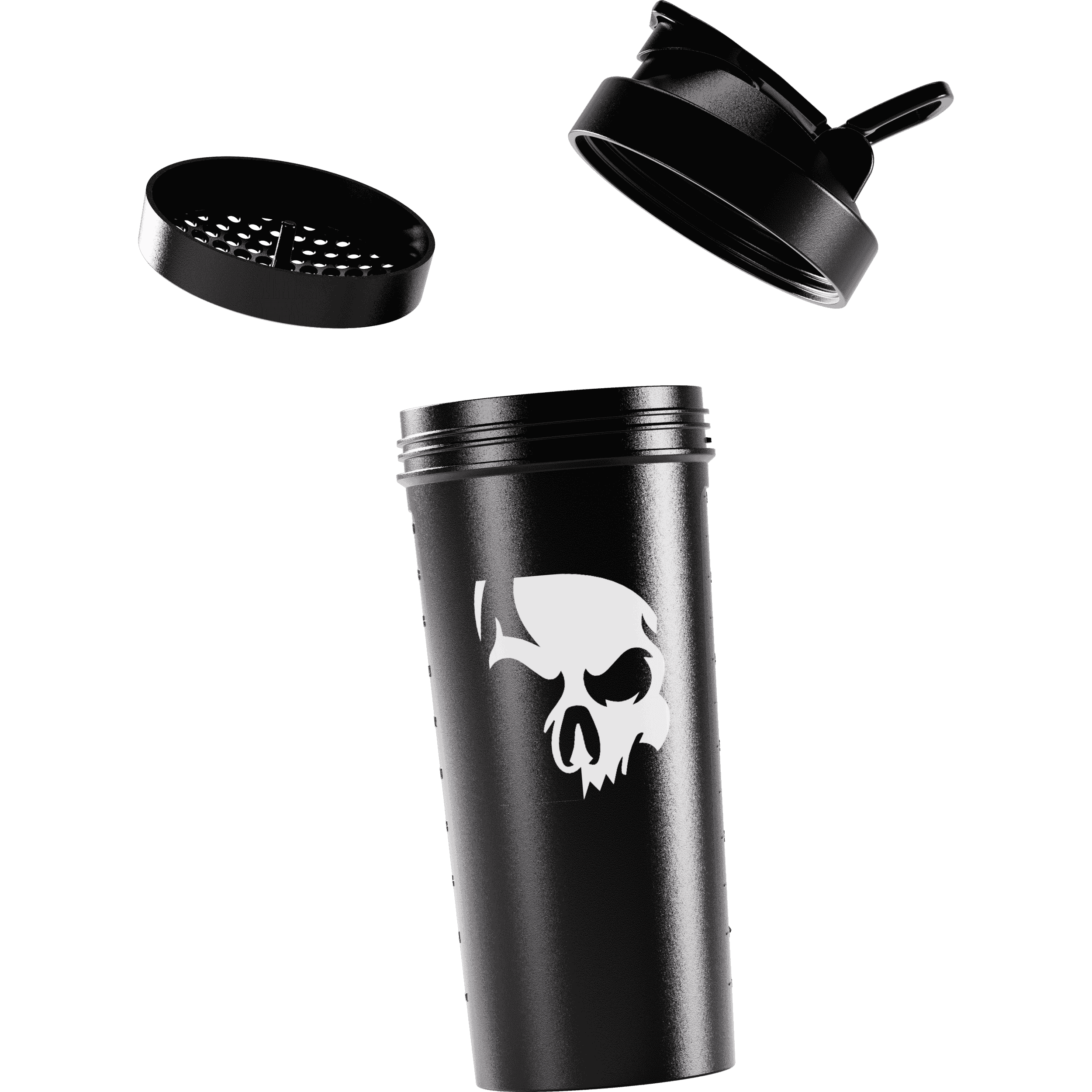 Coqueteleira Shaker Caveira Preta 700ml com Rede - Dark Lab - Image 4