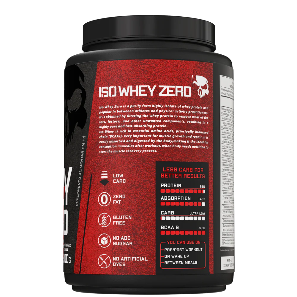 Iso Whey Zero Low Carb Dark Lab | Proteína Pura - Image 3