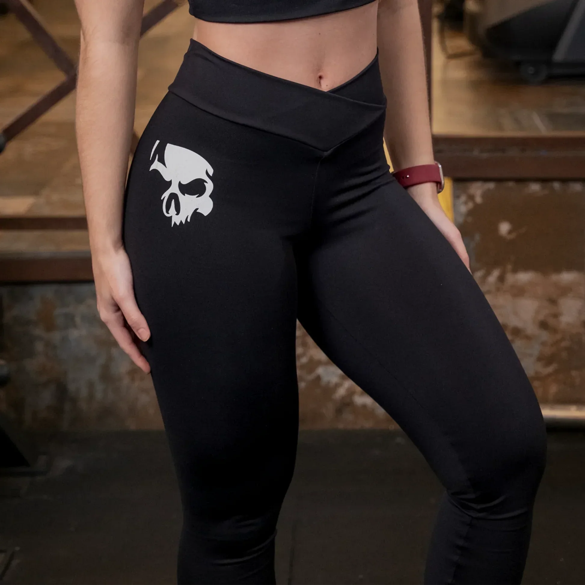 Legging Cós Alto e Transpassado - Dark Lab - Image 3