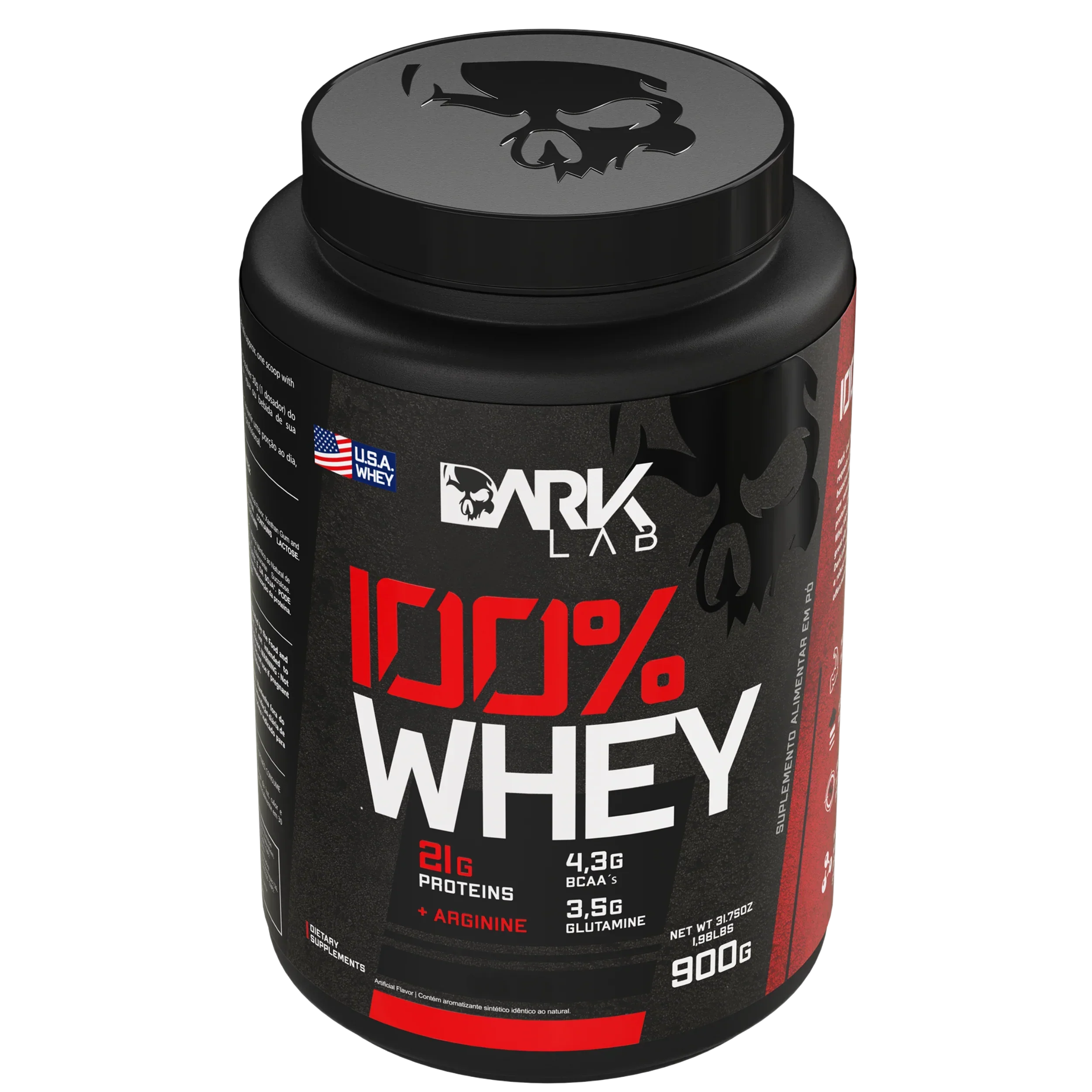 100% Whey Protein Pote 900g - Dark Lab - Image 3