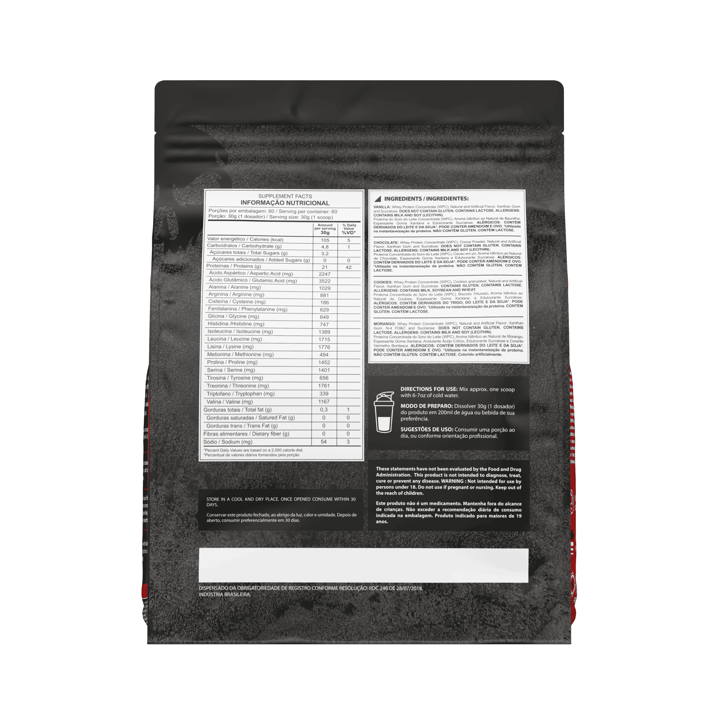 100% Whey Protein 1,8KG - Dark Lab - Image 4