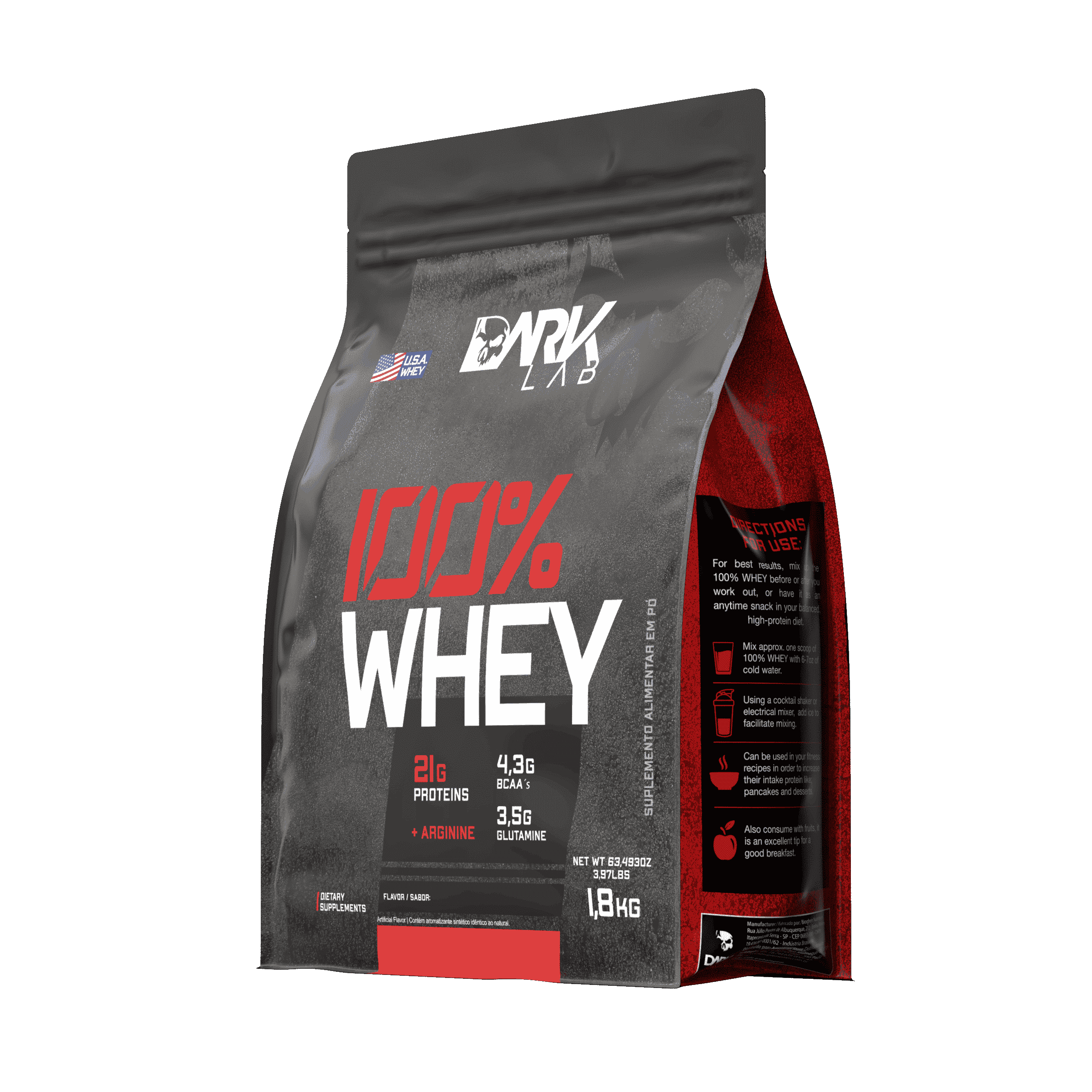 100% Whey Protein 1,8KG - Dark Lab - Image 5