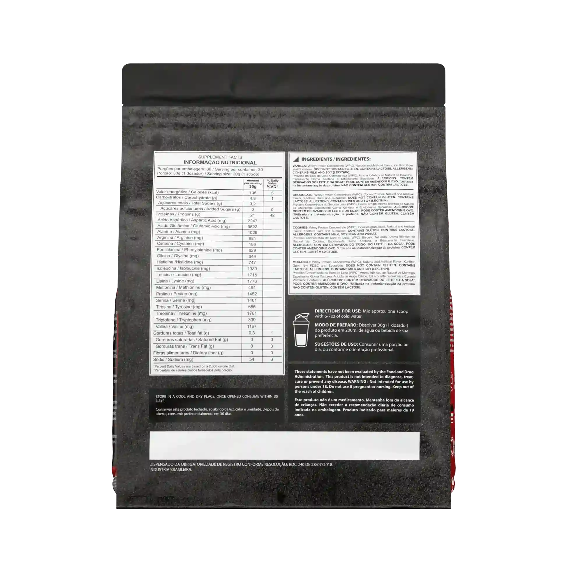 100% Whey Protein Refil 900g - Dark Lab - Image 5